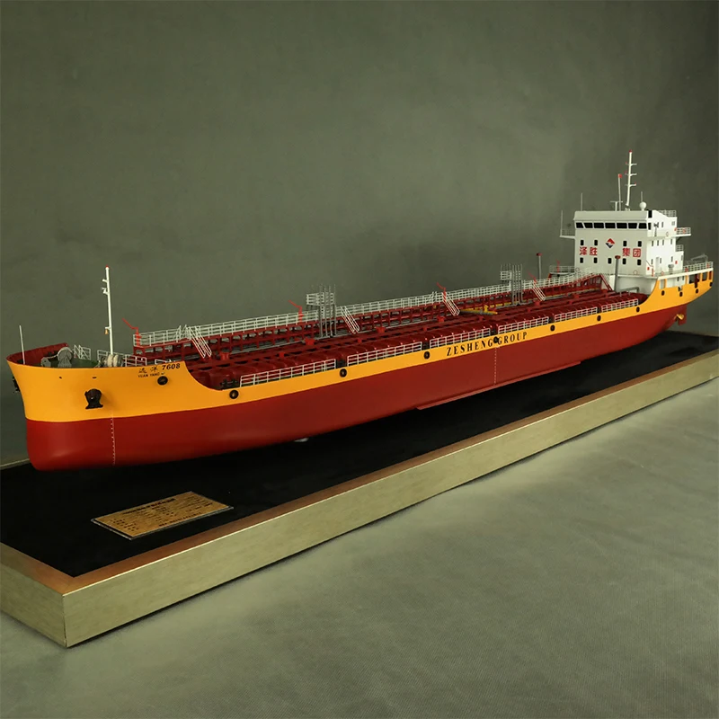 【A】Handmade Plastic Craftsman Ship Model Logistics Present Ocean Artwork Studio Shipping Gift Customized 150cm Oil Ship model