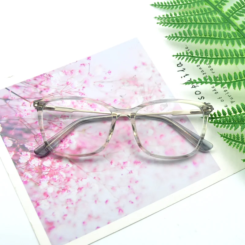 New Design Square Fashion Acetate Optical Glasses Eyewear Eyeglasses Frames