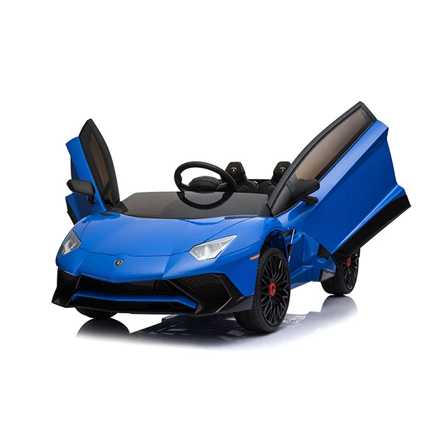 Новый дизайн детский автомобиль 12 В электрический 2-местный с дистанционным управлением перезаряжаемый