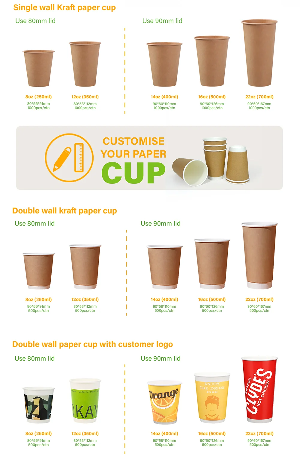 22oz 700ml Disposable Cold Soft Drink Paper Cup With Lid And Straws