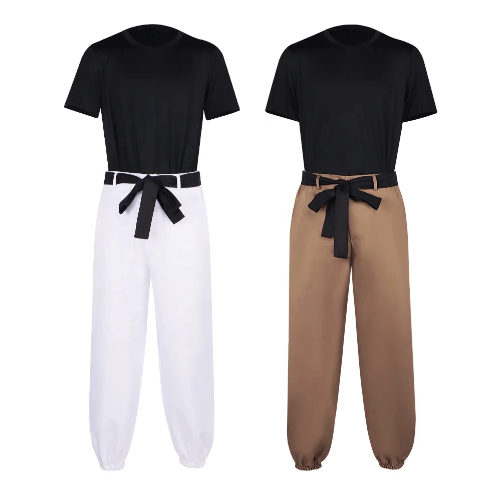 Anime Juju Fushiguro Toji Cosplay Costumes Toji Cos Top Pants Suit Halloween Cos Costume for Men Women Carnival Party