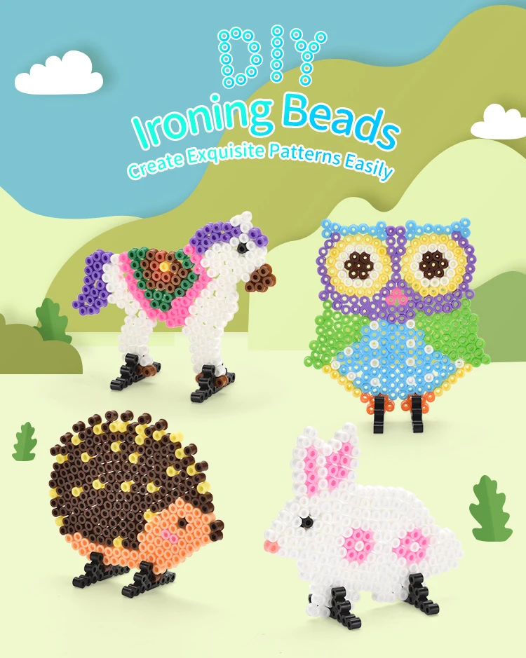 QSおもちゃCerate絶妙なパターン簡単にアイロンをかけるビーズDIY 