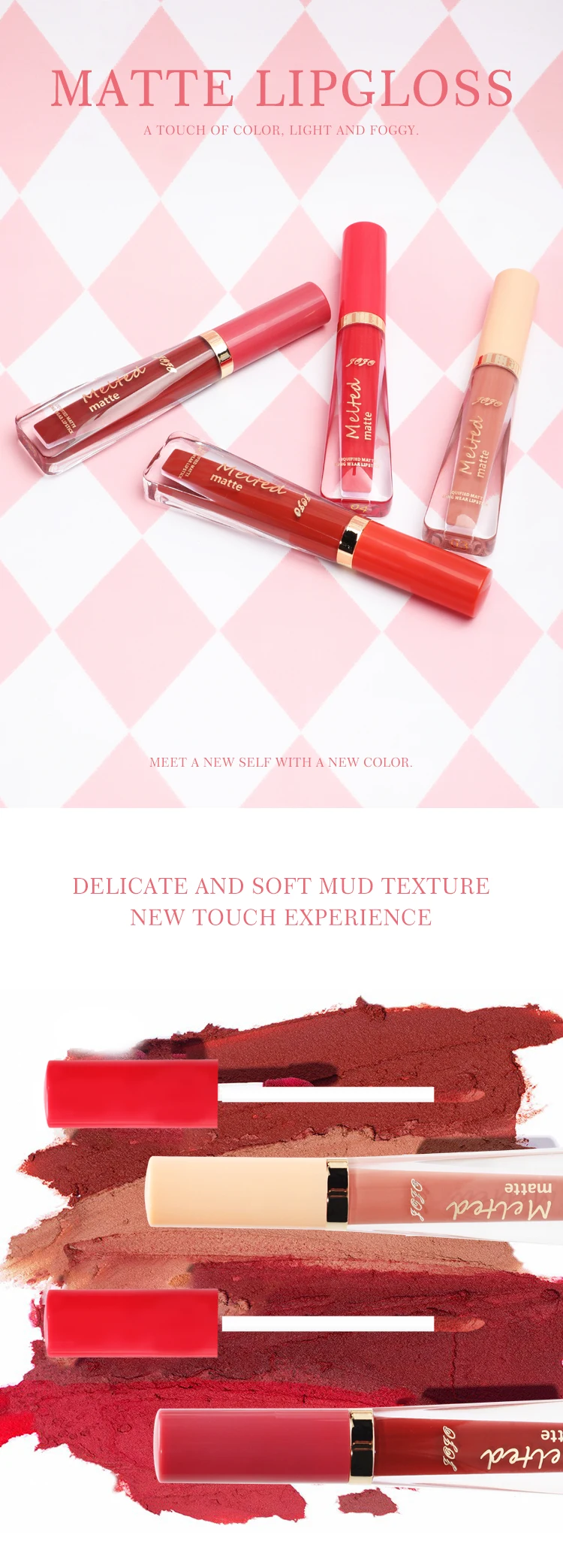 Creamy texture lipgloss