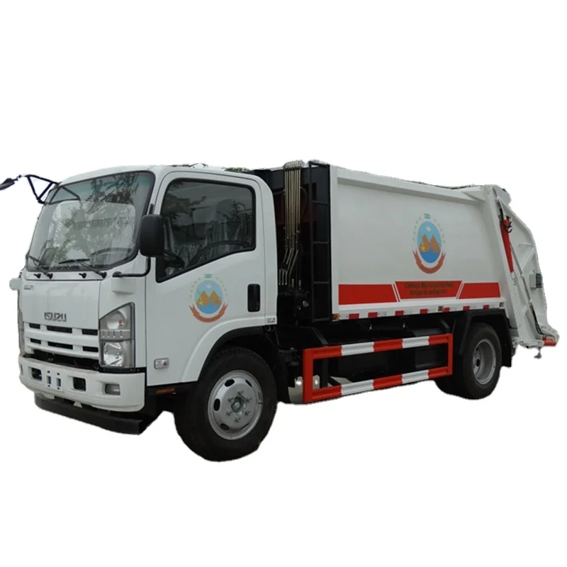 6m3 Rear Loader Japan Compress Garbage Truck
