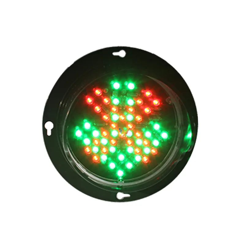 Сменный светодиодный светофор 100 мм, красный крест, Зеленая Стрела, 12 В постоянного тока