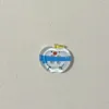 Bouton pomme transparent [bande bleue]