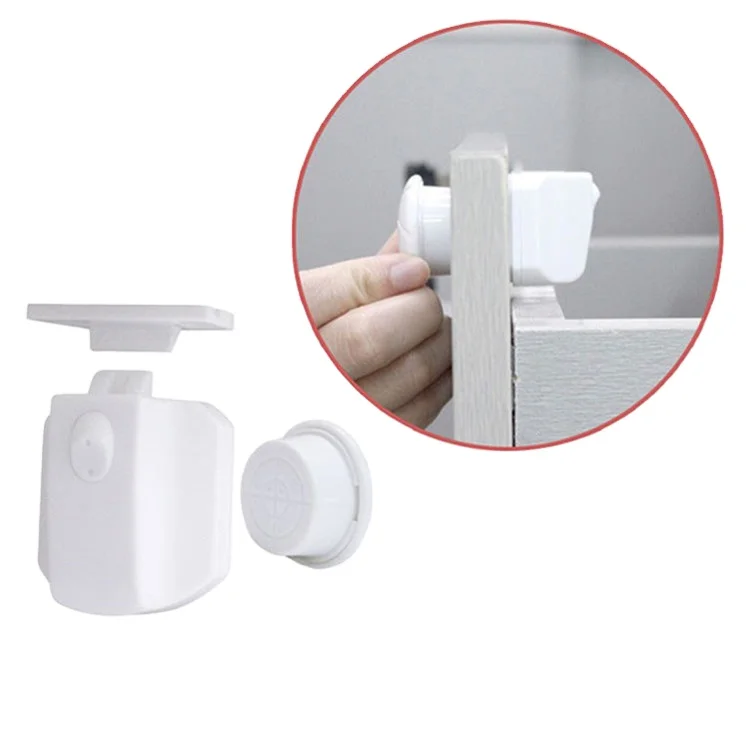 Buy Wholesale China Popular Hidden Magnetic Lock Drawer Cabinet Door Locks  Set Baby Safety Drawer Lock & Drawer Lock at USD 1.5