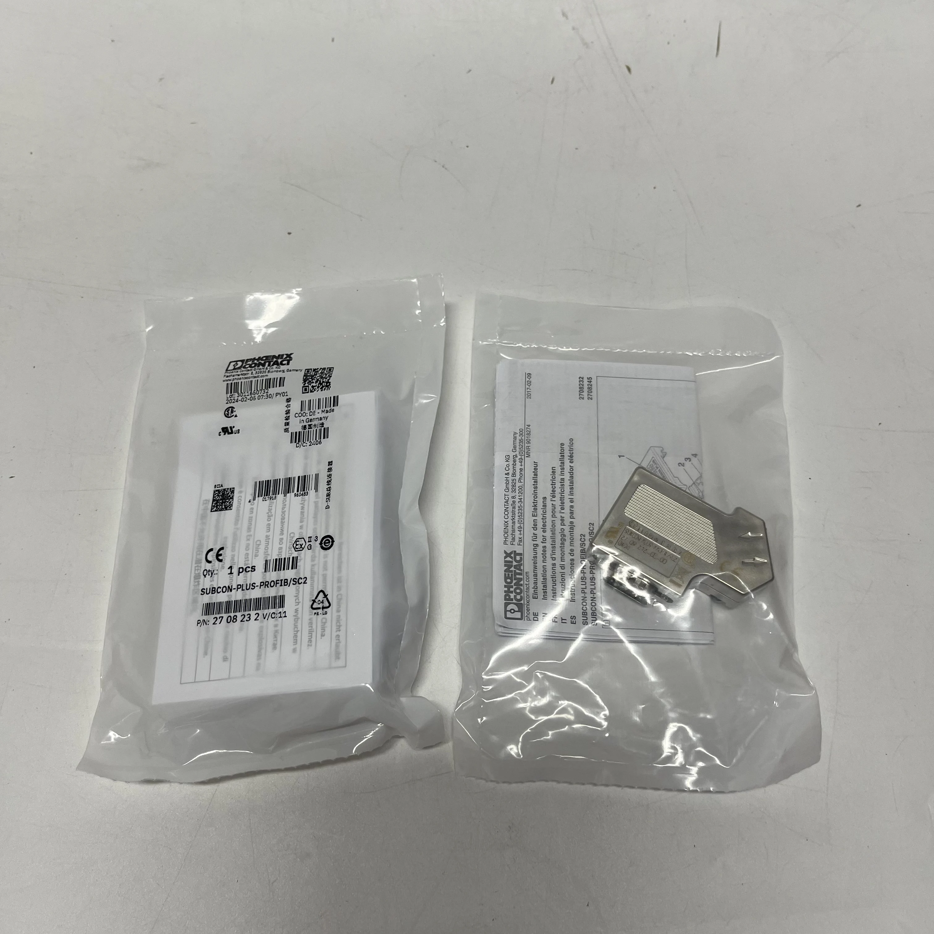 Phoenix Contact D-Sub Connector SUBCON-PLUS-PROFIB/SC2 Phoenix Contact D-Sub Connector SUBCON-PLUS-PROFIB/SC2