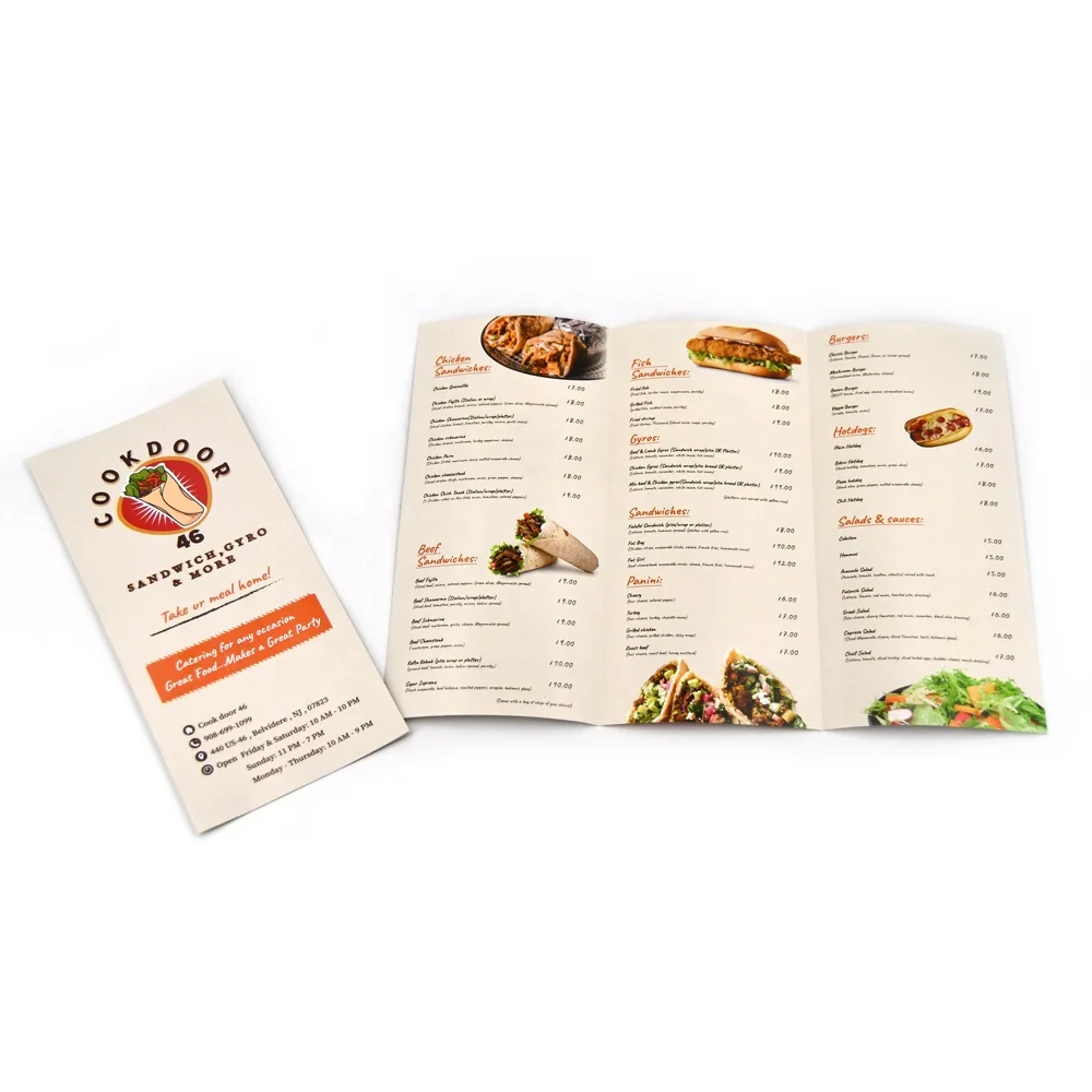 Menu Design Service Restaurant Food Service Menu Design Template