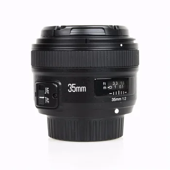 YONGNUO 1:2 F2.0 Lens for F Mount DSLR Cameras Wide-Angle AF/MF Fixed/Prime Anto Focus YN35mm F2N