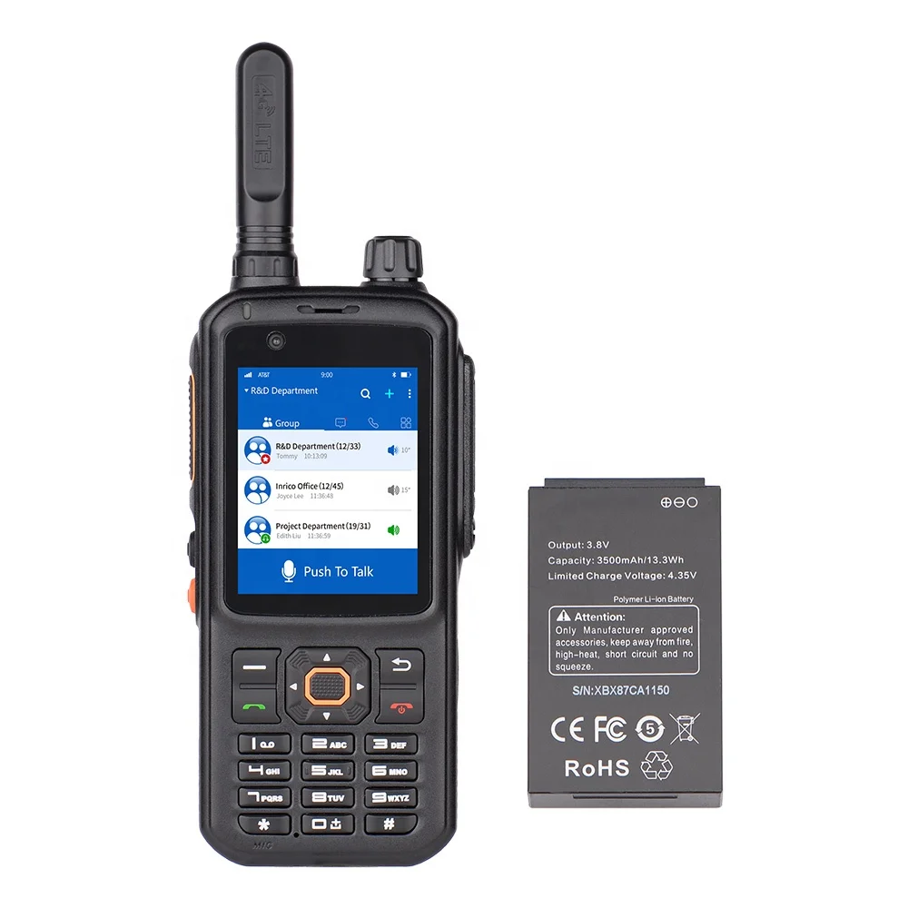 Inrico T320 4G LTE Network Two Way Radio Transceiver Android Radio Long Range Walkie Talkie