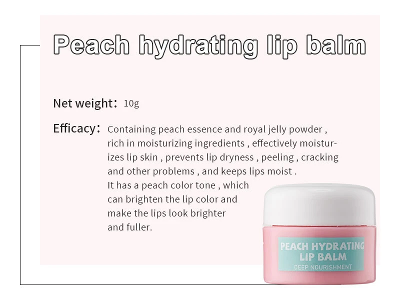 vitamin c lip balm apeach Private Label Organic Whitening Repair Care Set with Deep Moisturizing Lip Scrub Tinted lip