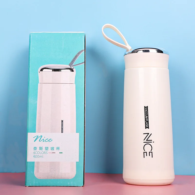 Unbreakable Private Label Crystal Mix Point Drink Bottle 380ml Transparent Glass Sport Water Bottle with Silicone