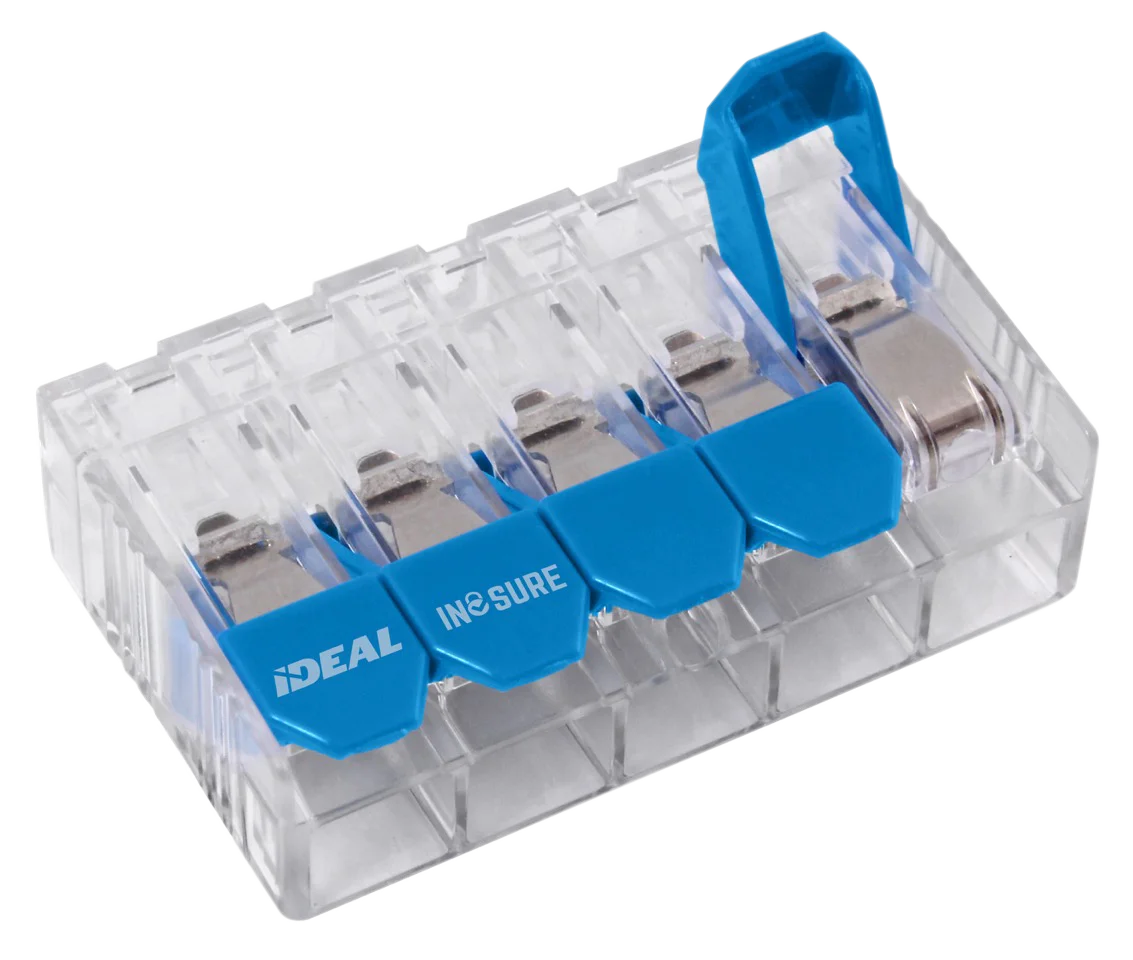 3-PORT Ideal IN-SURE LEVER WIRE CONNECTORS 12-10 AWG