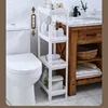 Estante rectangular ancho, blanco