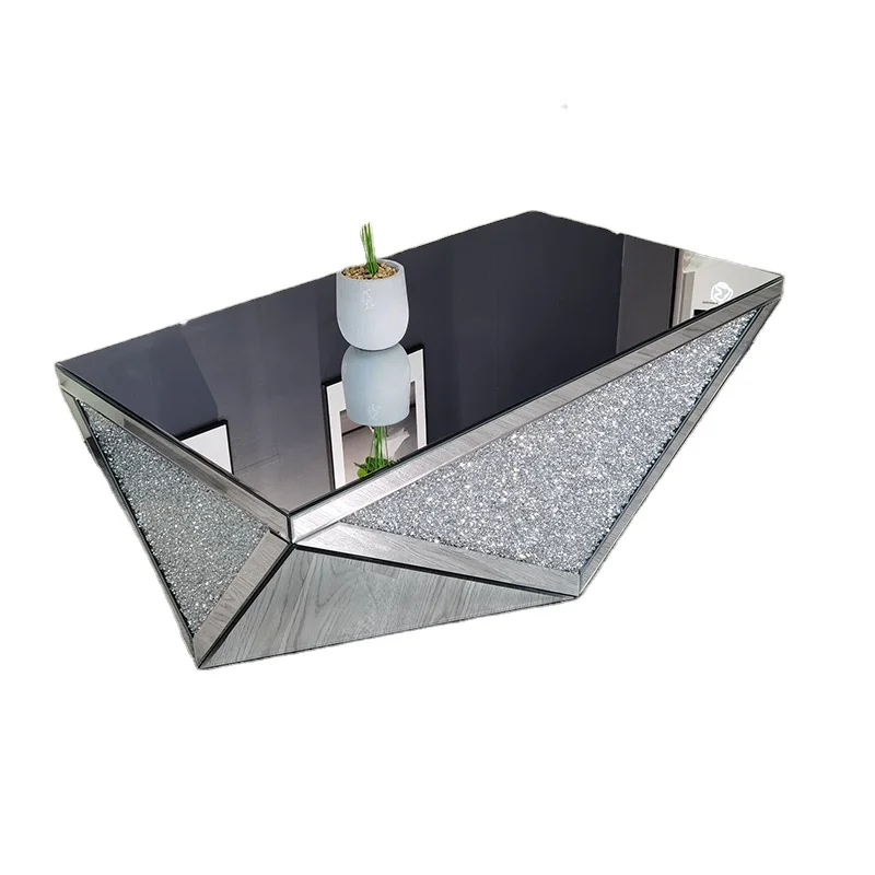 High Quality Mirror Furniture Crushed Diamond Coffee Table Buy High