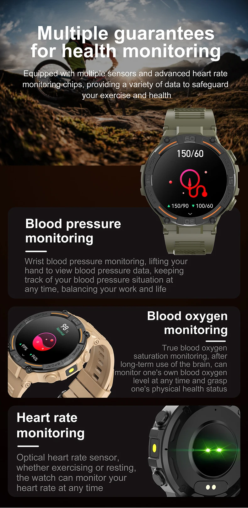 HW50 Montre Smartwatch Outdoor Sports 290 MAh IP67 Waterproof Level Reloj 360*360 Round Full Touch TFT Screen Type Smart Watches