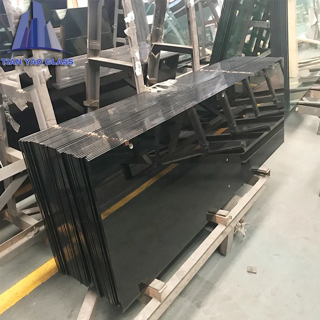 The Biggest Float Tinted Black Grey Glass Sheet Glass Factories in China