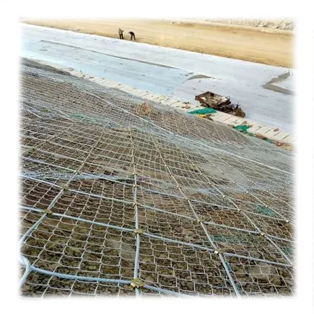 Landslide Prevention and Slope Protective Net Sns Slope Stability Wire Mesh