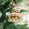 6 yellow owls-resin small ornaments