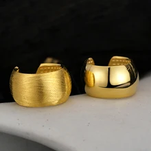 ICEBELA Fine Jewelry 925 Sterling Silver 18k Gold Plated Neutral Chunky Ear Cuffs Waterproof Trendy Classic Ear Cuff Gruesos