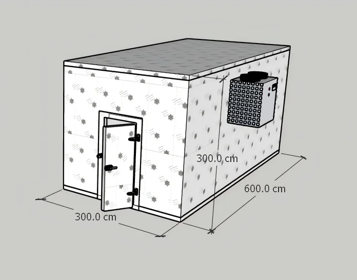 Restaurant Walk in Freezer and Cooler Storage Cold Room Refrigerated Container