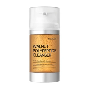 Face Care Cleanser Moisturizing Oil Control Pore Shrinking Protective Barrier Walnut Polypeptide Cleanser
