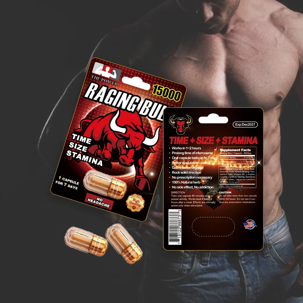 Long Time Capsule Man Power Tablet Timing Capsule Long Time Rhino Sex Pills Tablets Capsules Powerful With Aluminum Cap