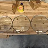 (Single glass lid, no cap) 30cm lid for flat-bottomed cast iron pan