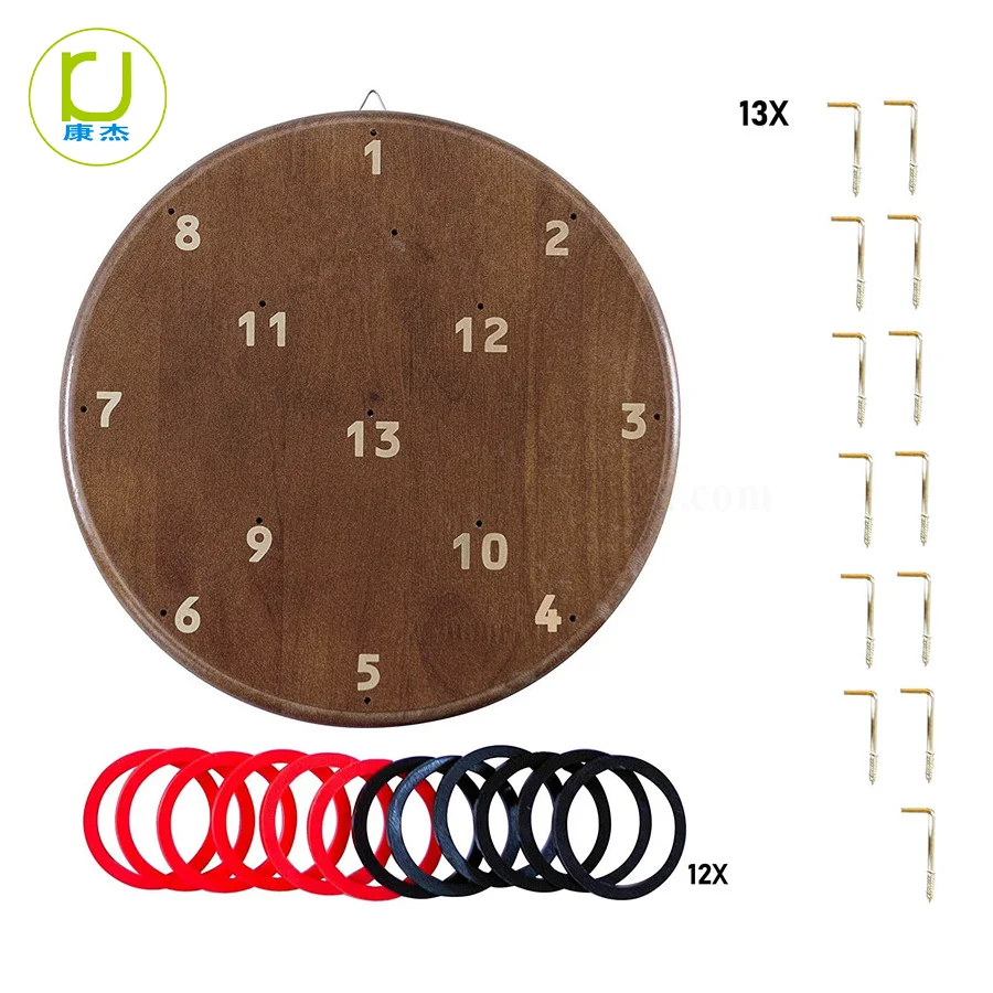 Funny Toy Ring Toss Game Bar Game Wooden Hook And Ring Toss Hookey With 12  Throwing Rings - Buy Hookey Ring Toss Game,Funny Toy,Wooden Hook And Ring  Toss Product on Alibaba.com