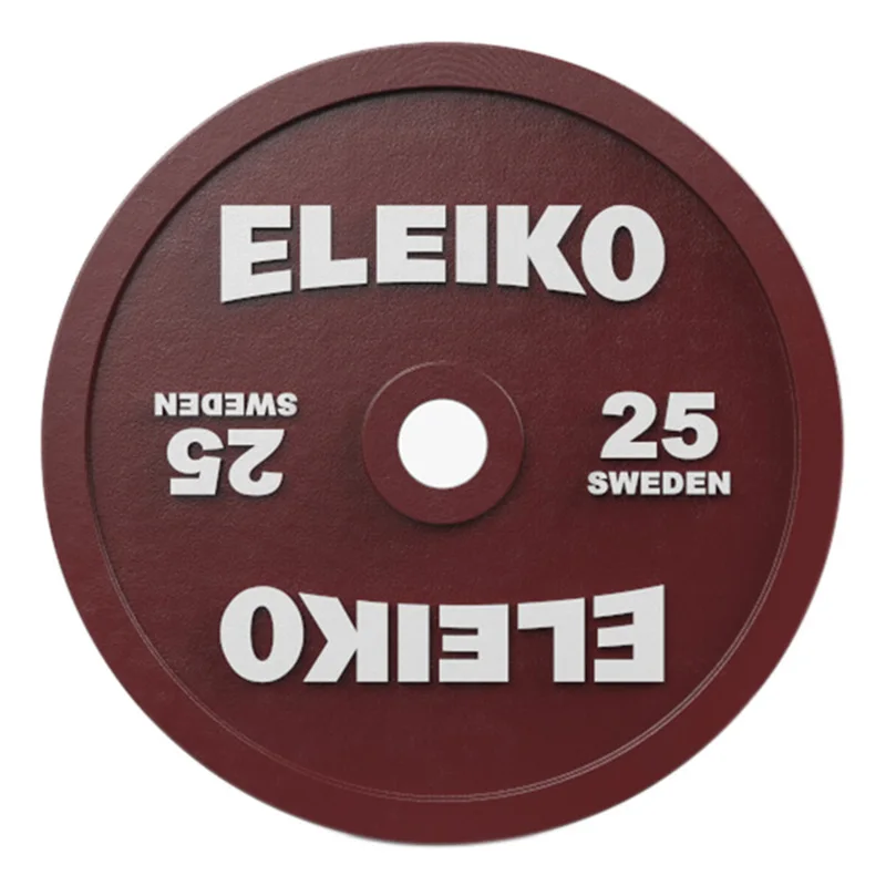 Plaque de poids enduite de caoutchouc ELEIKO *paire* - 1 kg homologuée IWF