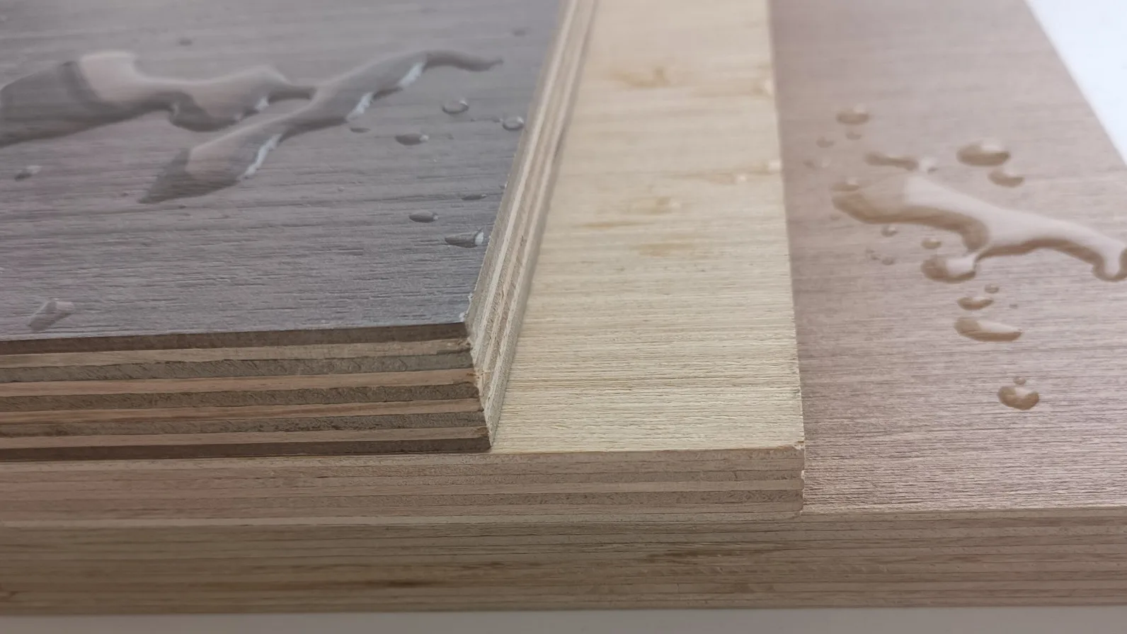 E1 Waterproof Marine Plywood White Melamine Laminated Faced Plywood Prices 15mm 18mm 22mm For