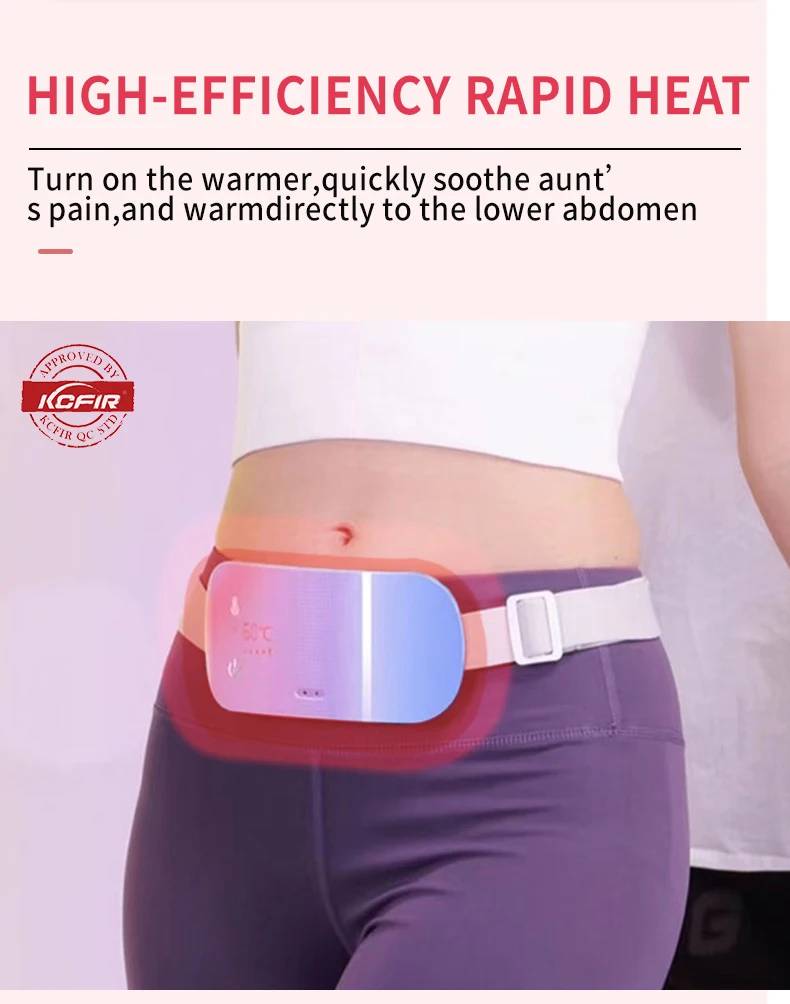 Wholesale 3 Heating Modes Portable Cordless Electric Menstrual Heating