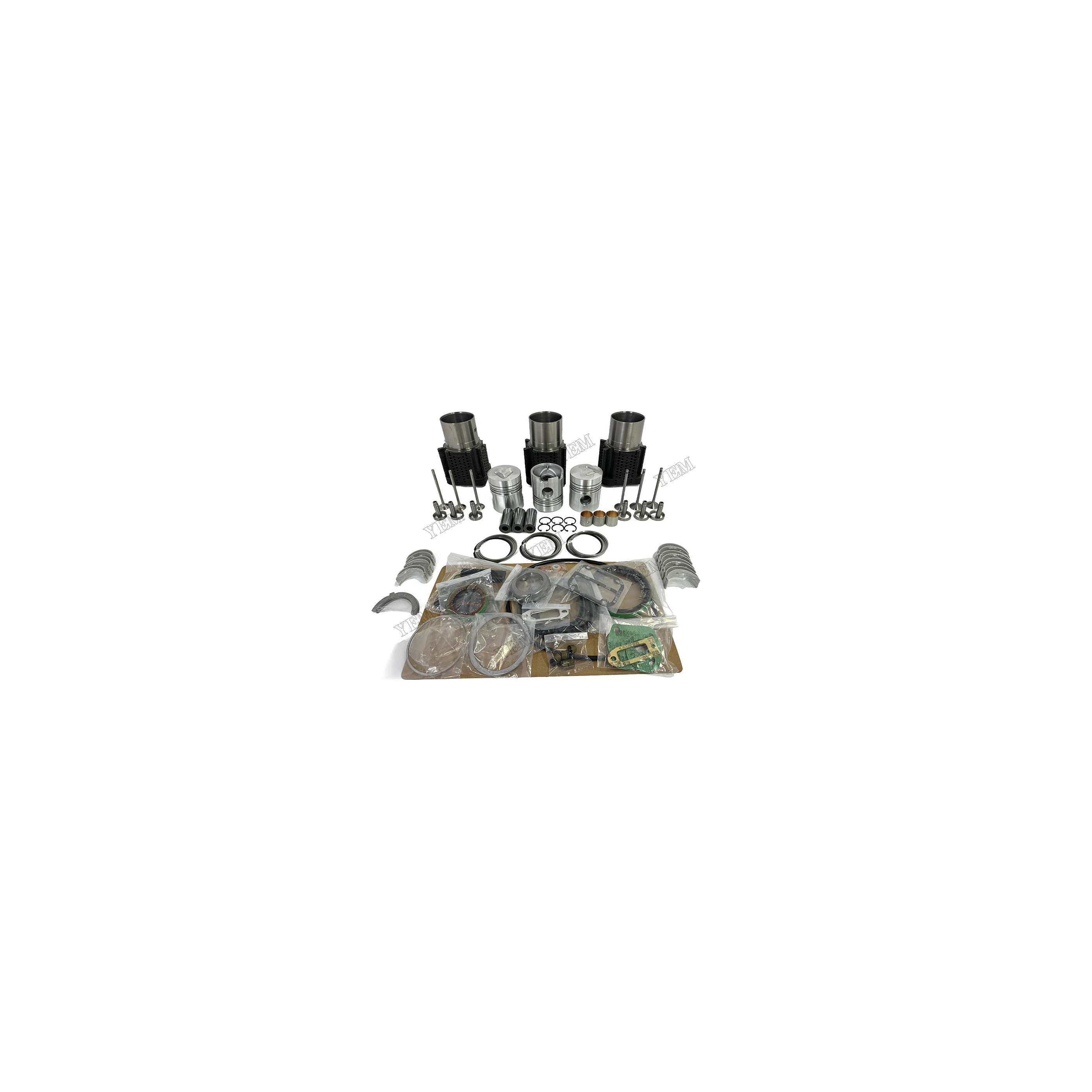 02233072 3371660 Rebuild Overhaul Repair Kit With Valves Bearings Liner Piston Rings Gasket Kit for Deutz F3L912W Engine Parts