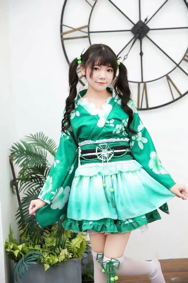 Anime Lovelive Japanese Kimono Dress - Cosplay Costume