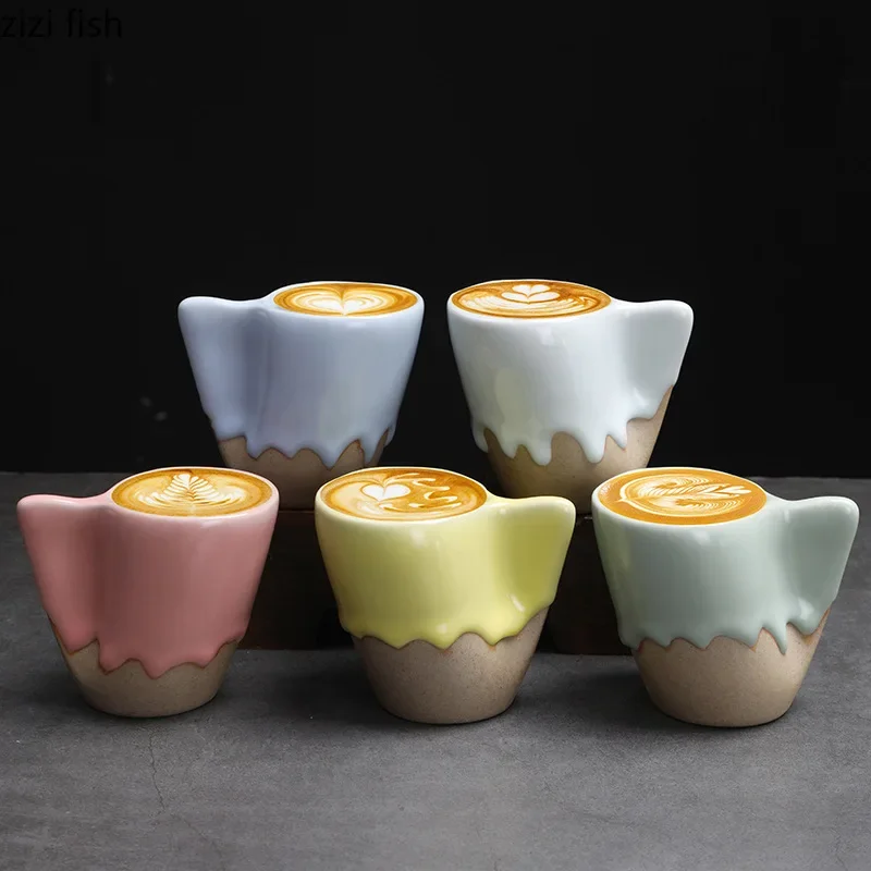 Tazza Di Caffè in Ceramica Retrò Tradizionale Tazze Per La Colazione