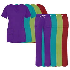 Doctor V-neck Scrub Suit Jogging Overalls Pet Hospital Nurse Hand Washing Suit Spa Brush Hand Suit Uniform