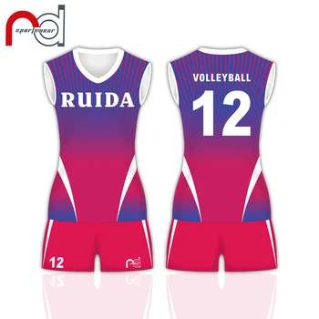 Cheap Volleyball Team Wear Sleeveless New Design Custom Red Color Volleyball  Jerseys - China Unisex Volleyball Jersey and Pink Volleyball Jersey price