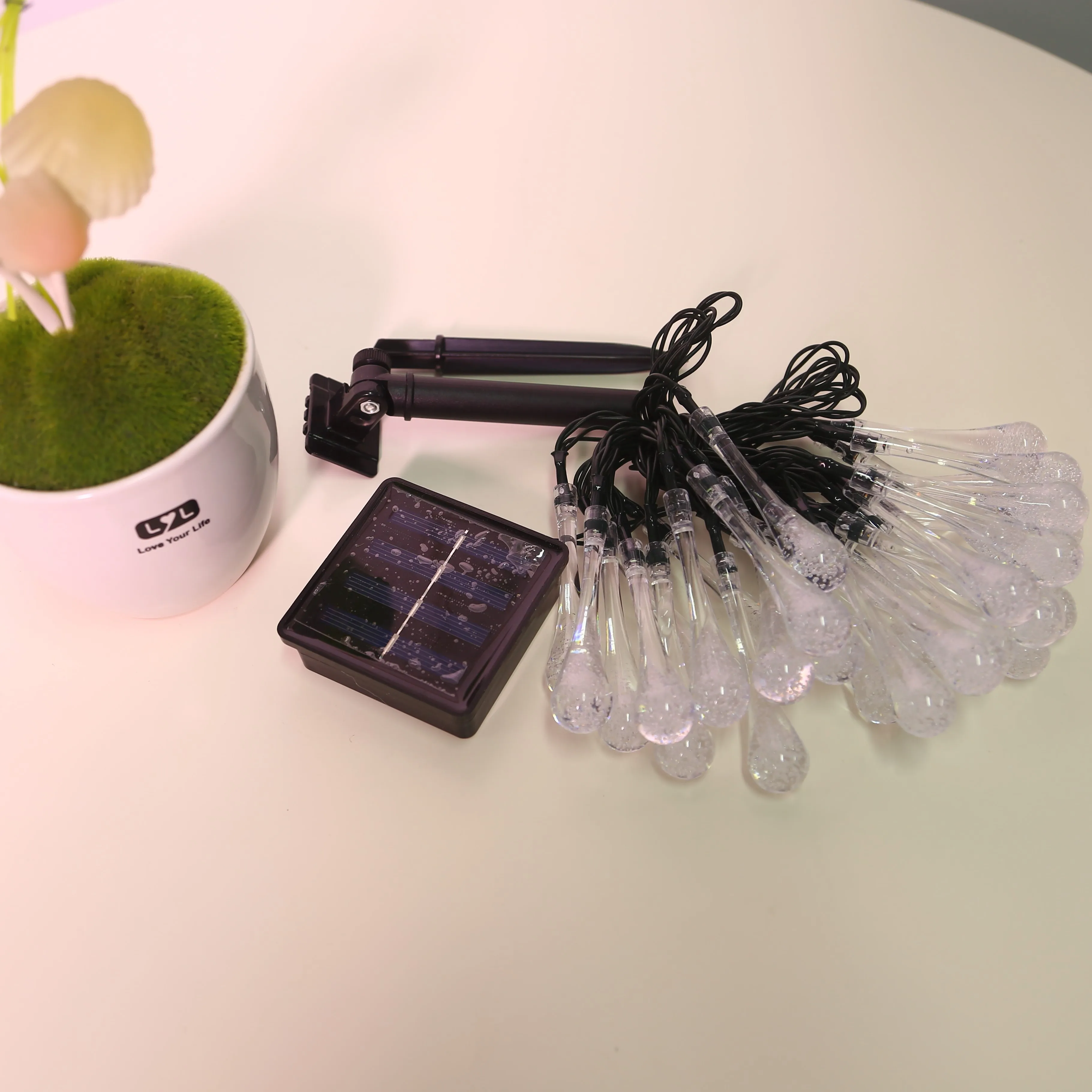 Рождественское украшение падение мяч светодиодная гирлянда праздничное освещение Рождество