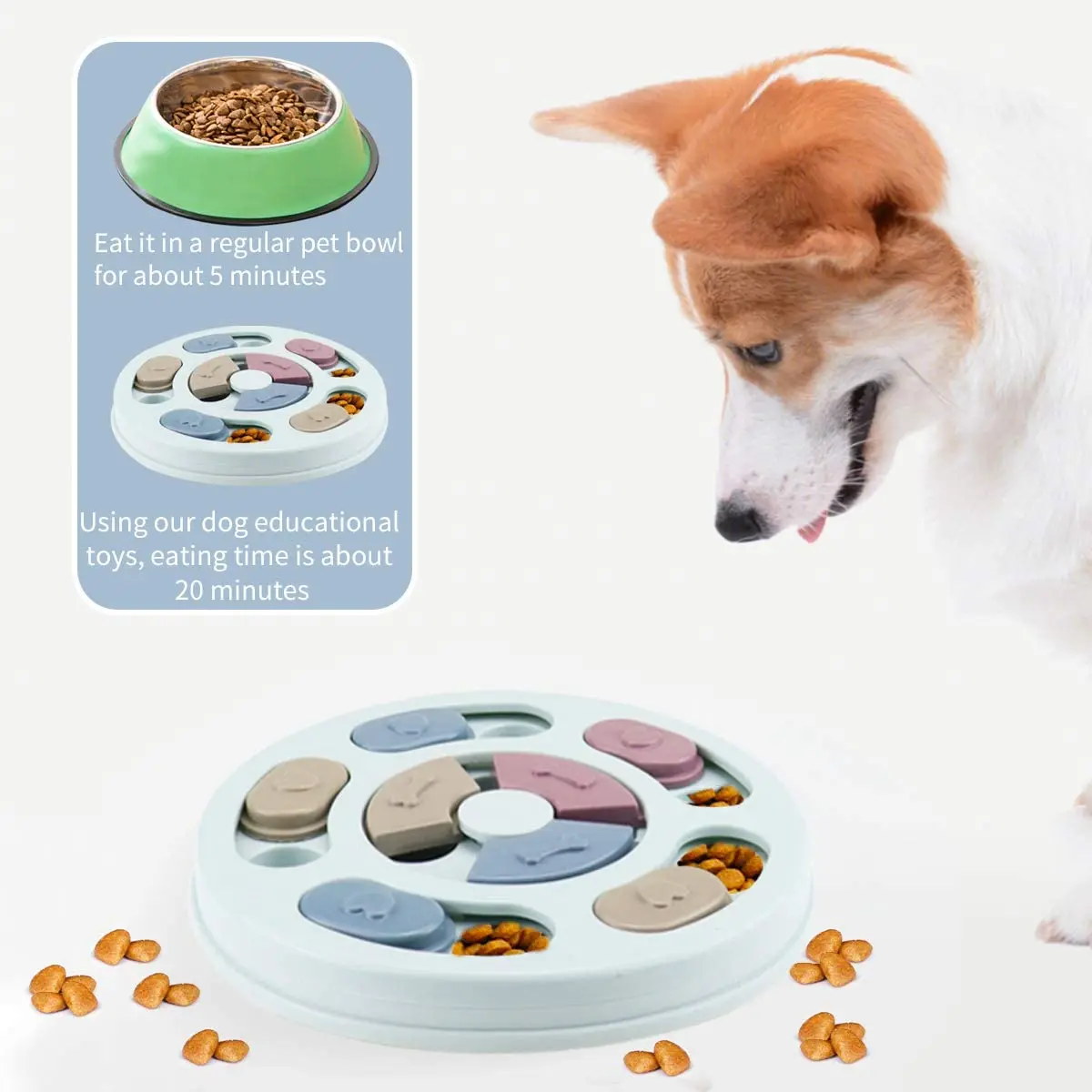 Pet Treat Iq Interactive Puppy Puzzle Game Toy For Dog Buy Pet