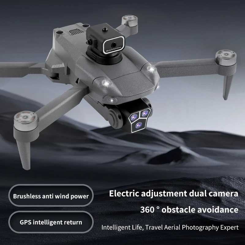 S181 GPS Intelligent Return Brushless Motor Beginner Drones With Electric Adjustment Camera and Infrared Obstacle Avoidance