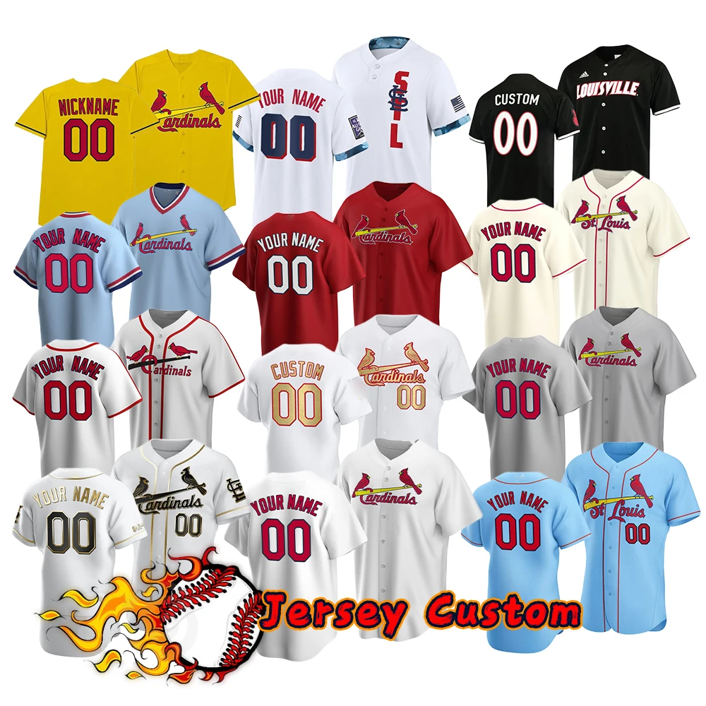 Personalized St. Louis Cardinals Baseball Jersey Onesie