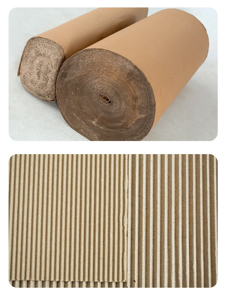 Single Face Corrugated Cardboard Roll B Flute Shipping Corrugated Roll