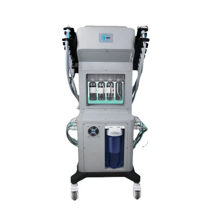 9 In 1 Hydra Cleaning Facial Machine Aqua Water Oxygen Facial Machine Bio Rf Face Lifting Wrinkle Removal Machine