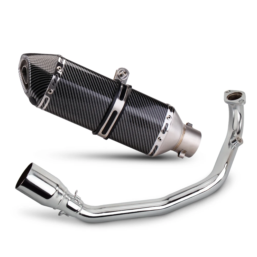 Motorcycle Exhaust Pipe Gy6 Exhaust System for Yamaha Zuma