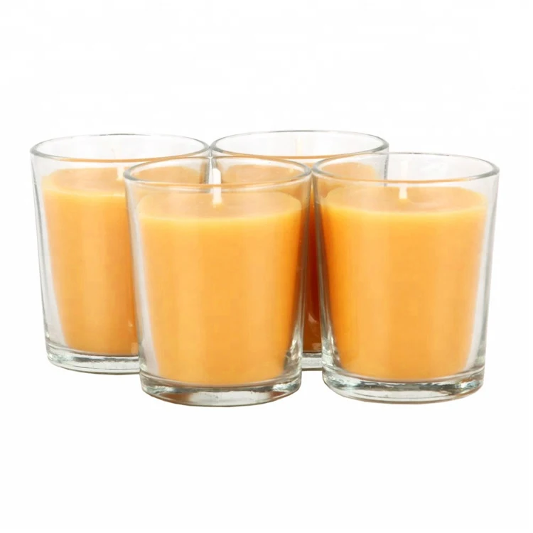 30ml 40ml 50ml 65ml 85ml 135ml 180ml 200ml 300ml 400ml 500ml Clear Recycled Glass Candle Holder Jar Candle Container Candle Cup