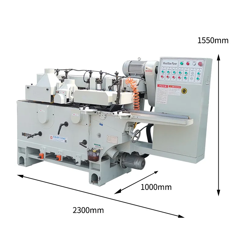 Manufacturer of Wood Four Side Planer 4 Spindles Double Sided Planer Rear Shaft Multi-blade Saw Woodworking Planer Saw Machinery