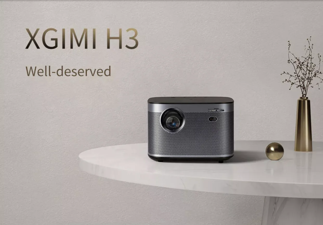 2020 XGIMI H3 Full HD 1080P Android Smart Projectorと1900 ANSI
