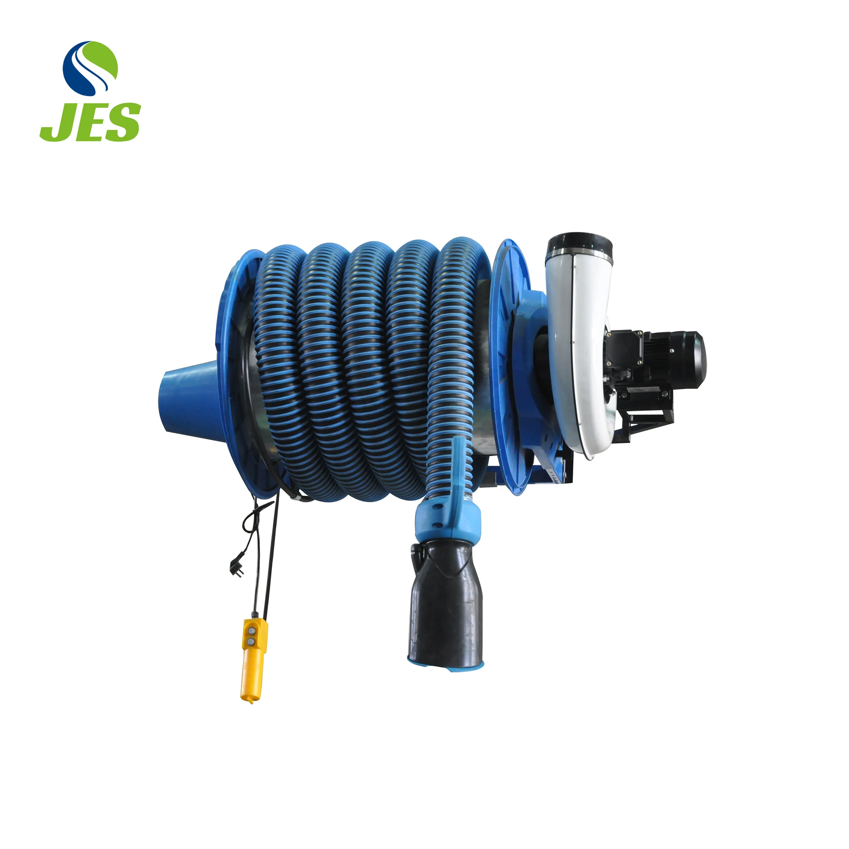 Моторизованная катушка для шланга автомобильного оборудования извлечения выхлопных газов