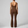 Bra and pants-brown